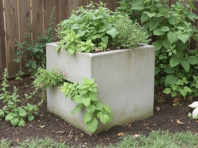 betonowy kompostownik