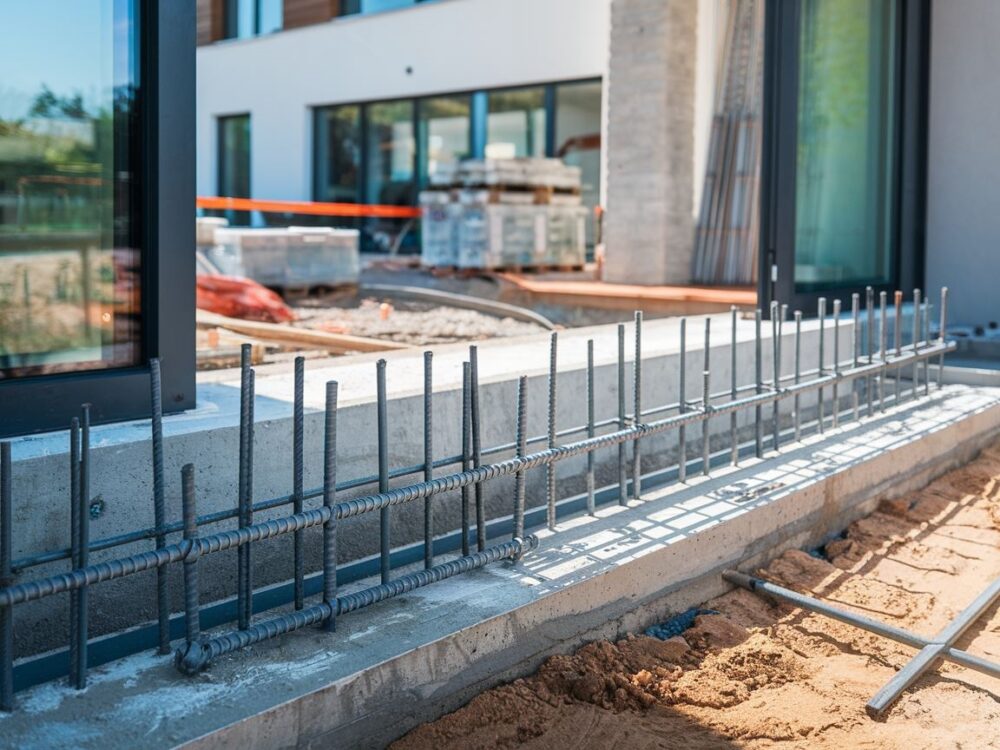 Podstawa betonowa pod bramę ogrodzeniową