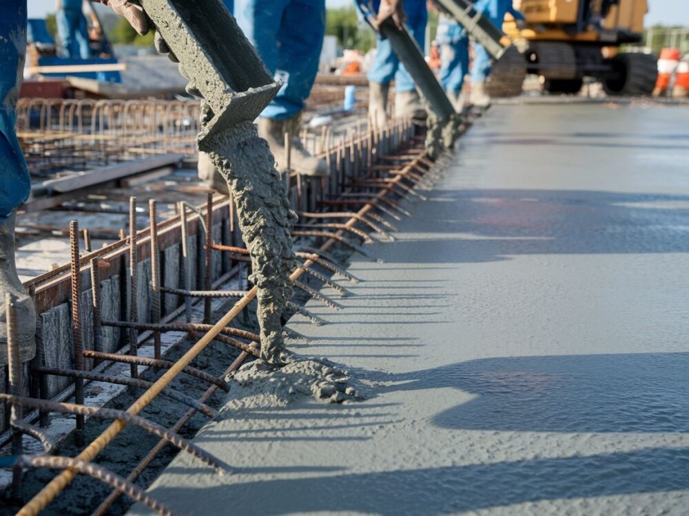 Proces przygotowania betonu na chudziaka