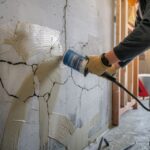 Proces uszczelniania przeciekającej powierzchni betonowej
