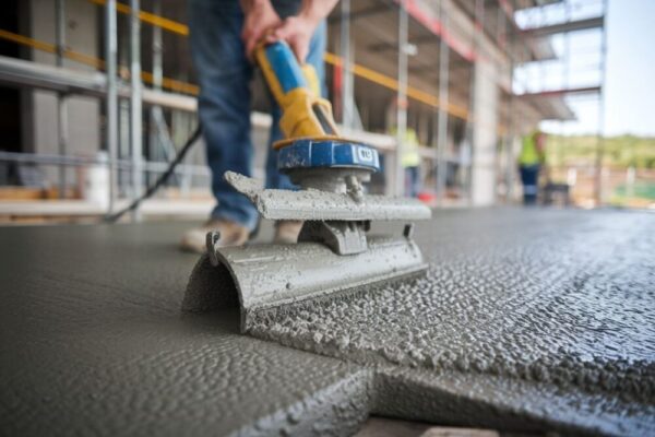 Zbliżenie na teksturę mokrego betonu