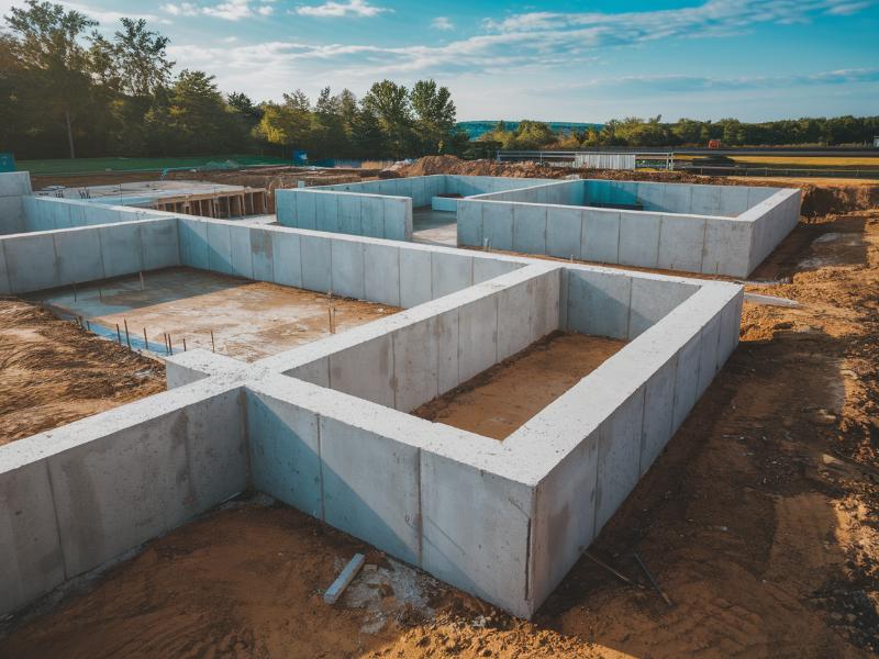 betonowe fundamenty nowego domu