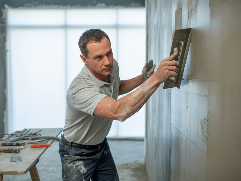 trowel i masa szpachlowa
